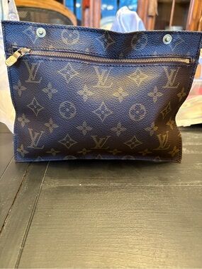 Louis Vuitton Monogram Pouch in Brown and Tan